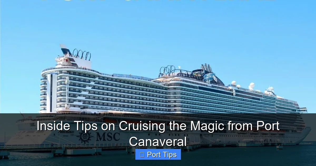 Inside Tips on Cruising the Magic from Port Canaveral - content2 visual guide