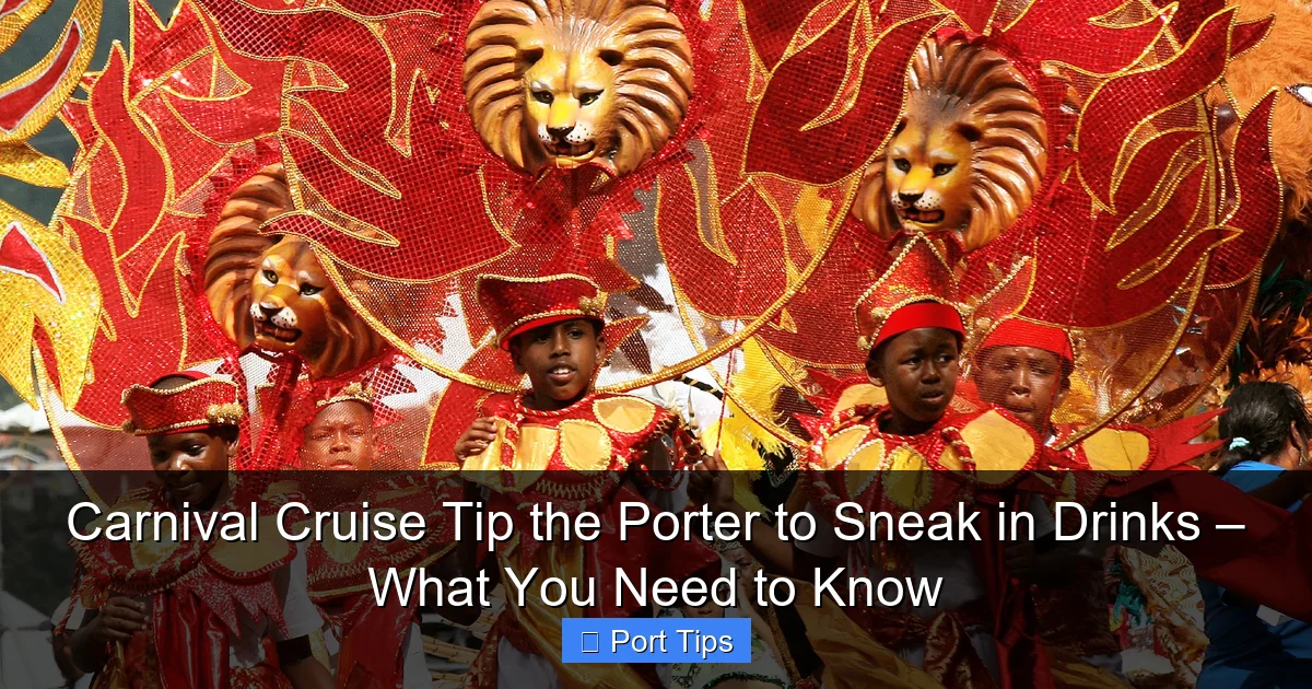 Carnival Cruise Tip the Porter to Sneak in Drinks – What You Need to Know - content2 visual guide