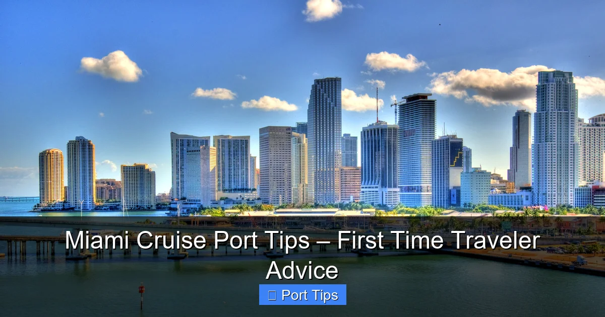 Miami Cruise Port Tips – First Time Traveler Advice - content1 visual guide