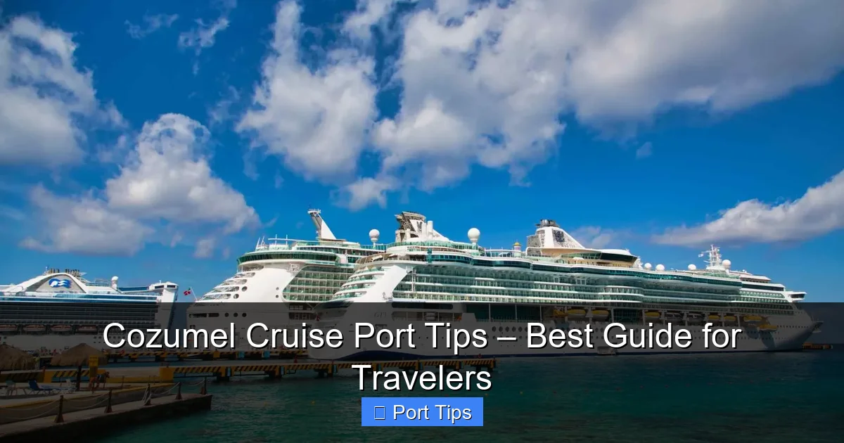 Cozumel Cruise Port Tips – Best Guide for Travelers - content1 visual guide