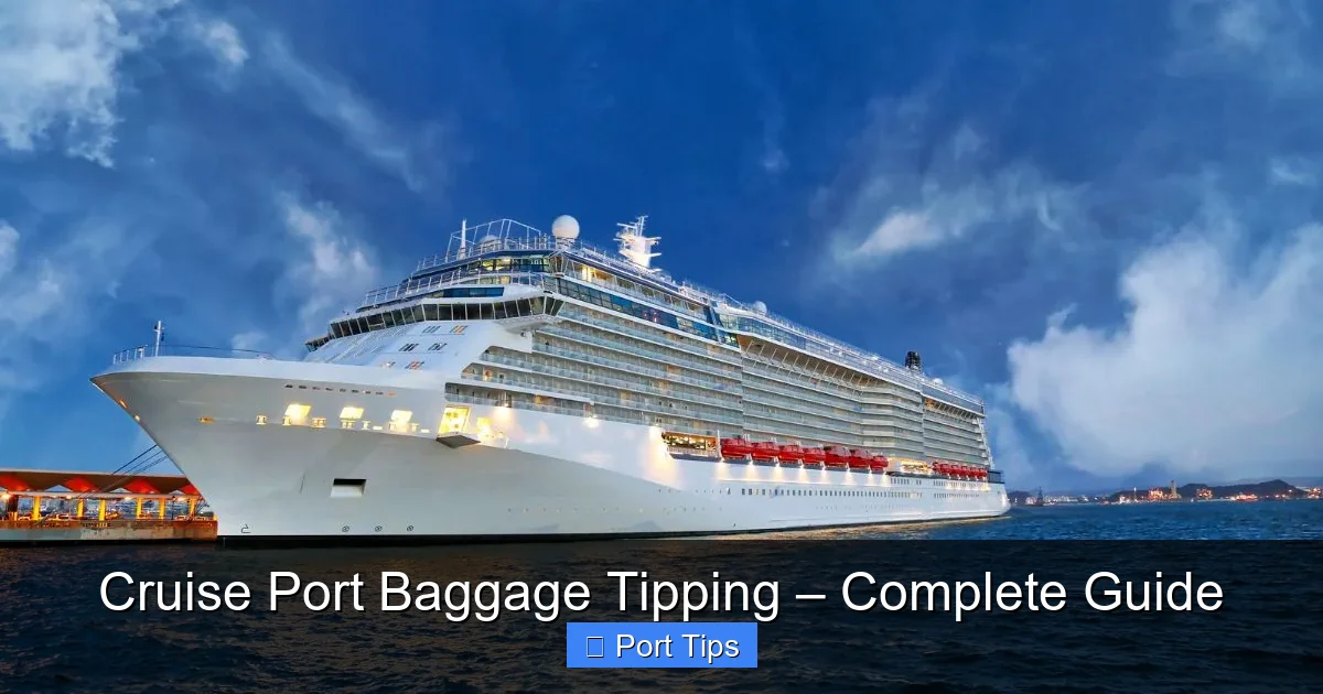 Cruise Port Baggage Tipping – Complete Guide - content1 visual guide