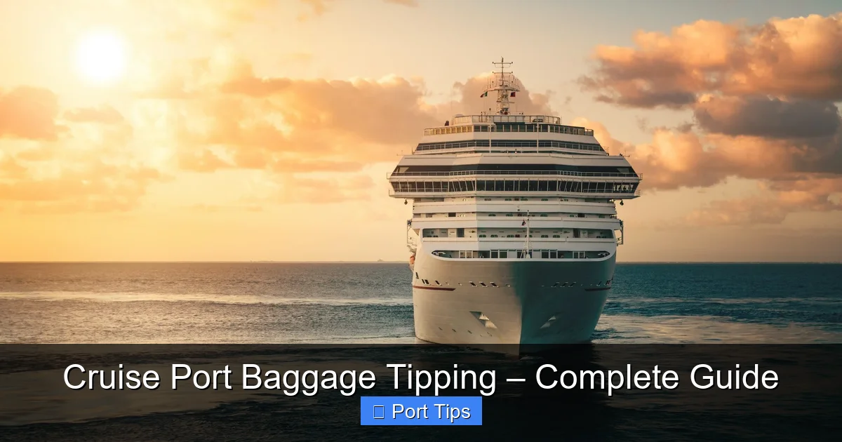 Cruise Port Baggage Tipping – Complete Guide - content2 visual guide