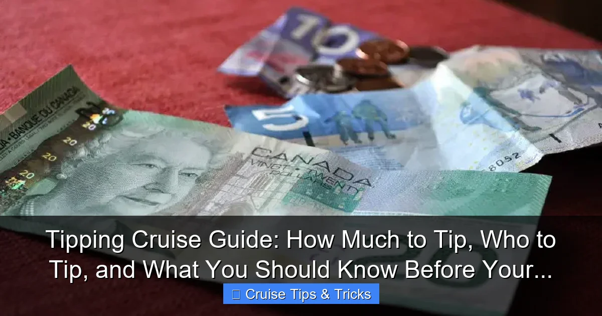 Tipping Cruise Guide: How Much to Tip, Who to Tip, and What You Should Know Before Your... - content2 visual guide