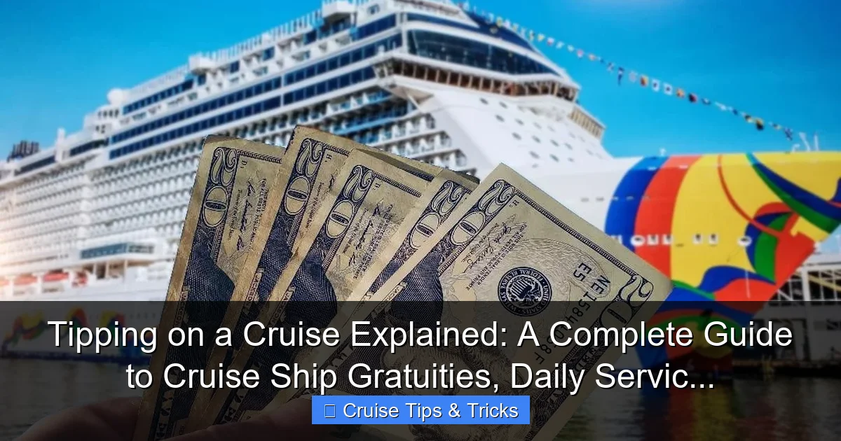 Tipping on a Cruise Explained: A Complete Guide to Cruise Ship Gratuities, Daily Servic... - content2 visual guide