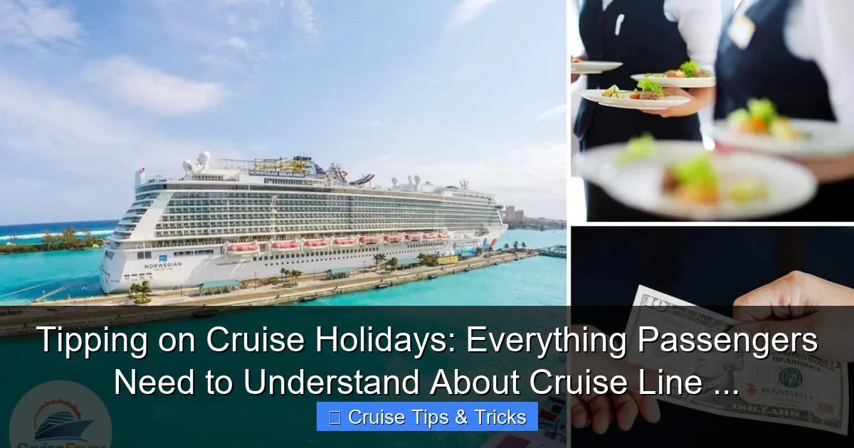 Tipping on Cruise Holidays: Everything Passengers Need to Understand About Cruise Line ... - content1 visual guide