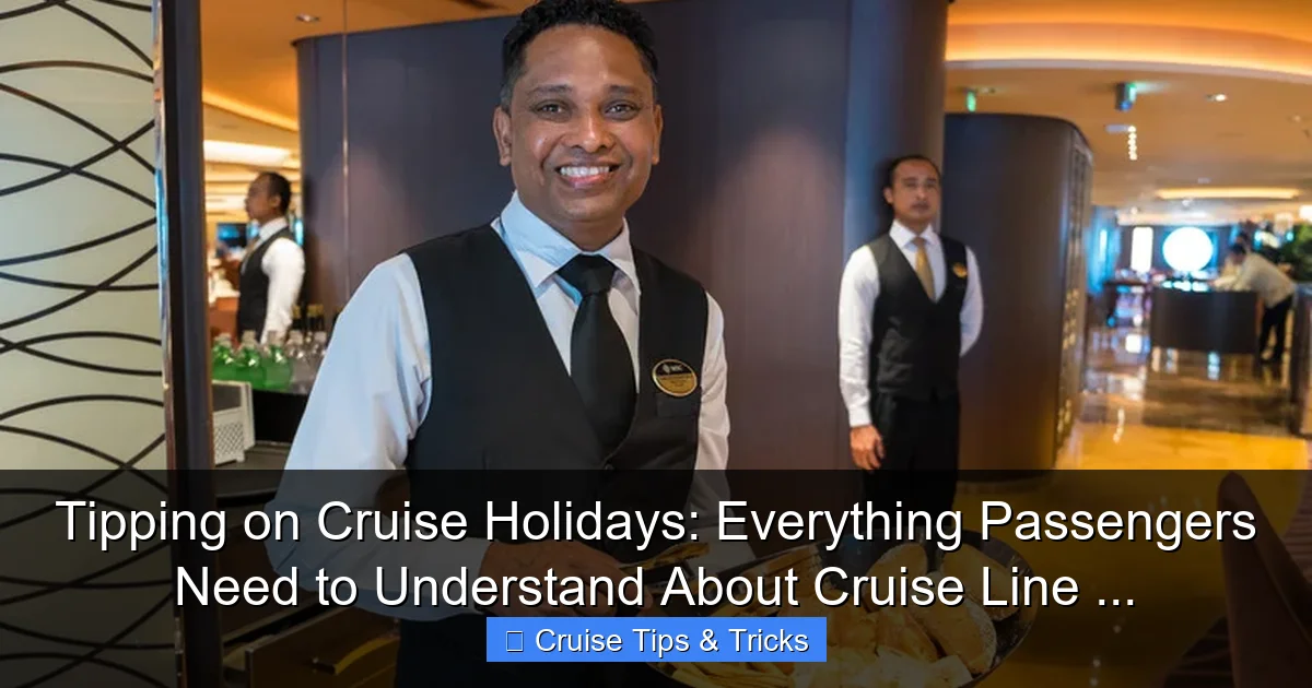 Tipping on Cruise Holidays: Everything Passengers Need to Understand About Cruise Line ... - content2 visual guide