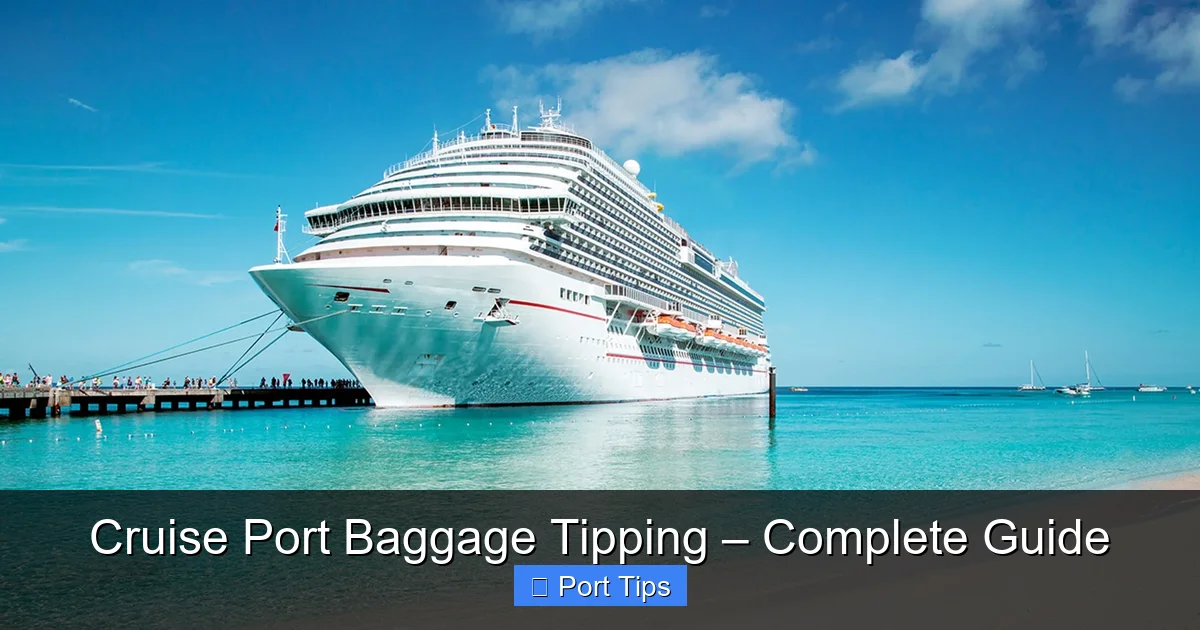 Featured image for Cruise Port Baggage Tipping – Complete Guide