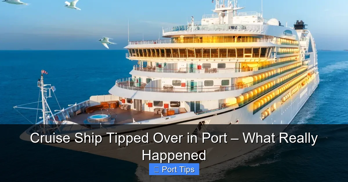 Featured image for Cruise Ship Tipped Over in Port – What Really Happened