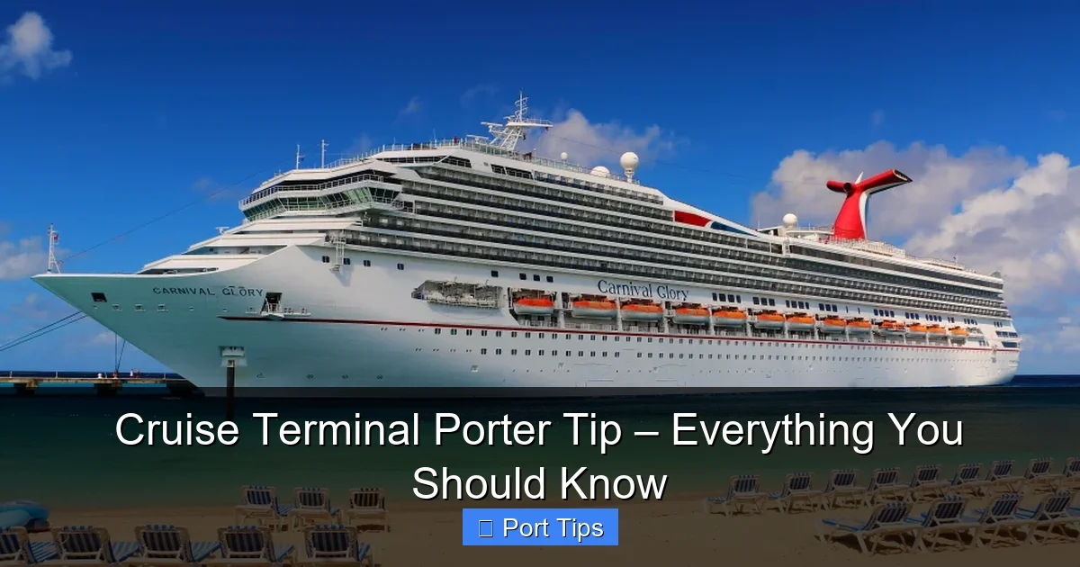 Featured image for Cruise Terminal Porter Tip – Everything You Should Know