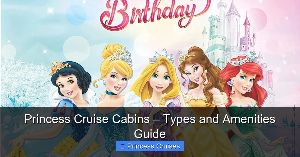 Featured image for Princess Cruise Cabins – Types and Amenities Guide