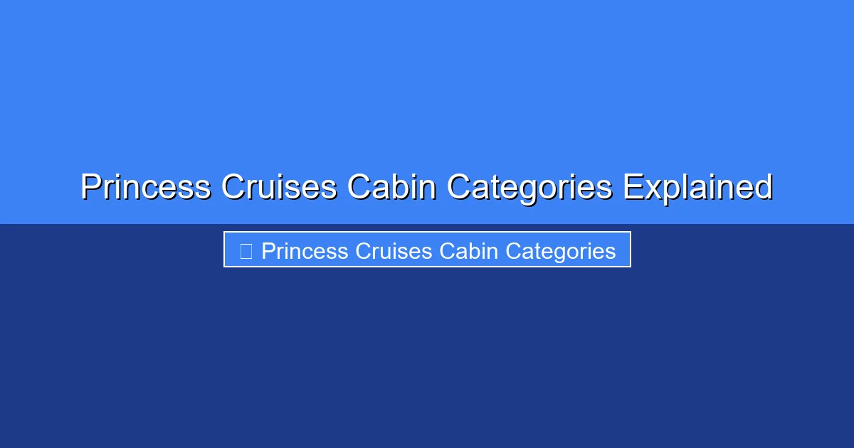Featured image for Princess Cruises Cabin Categories Explained