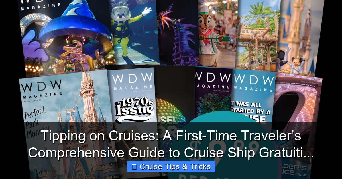 Featured image for Tipping on Cruises: A First-Time Traveler’s Comprehensive Guide to Cruise Ship Gratuiti...
