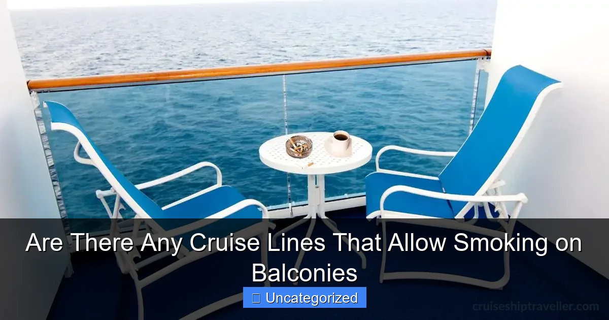 Are There Any Cruise Lines That Allow Smoking on Balconies