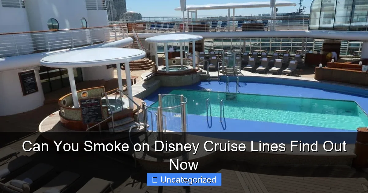 Can You Smoke on Disney Cruise Lines Find Out Now