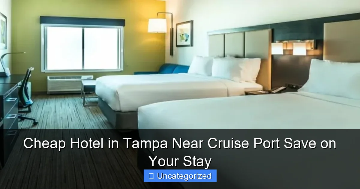 Cheap Hotel in Tampa Near Cruise Port Save on Your Stay