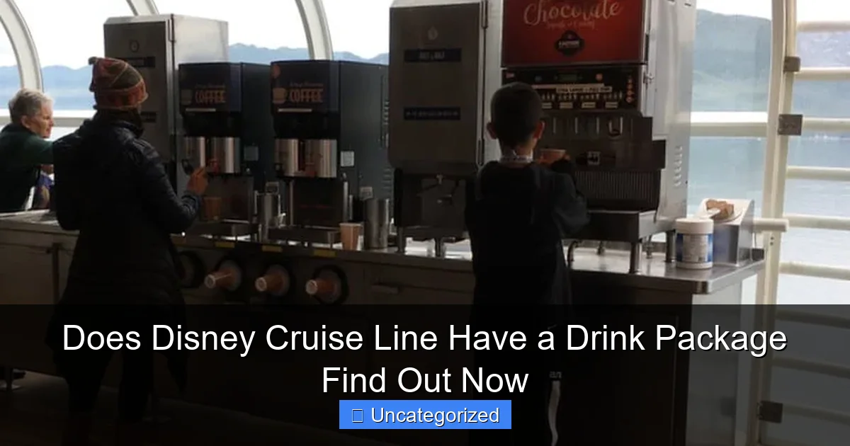 Does Disney Cruise Line Have a Drink Package Find Out Now