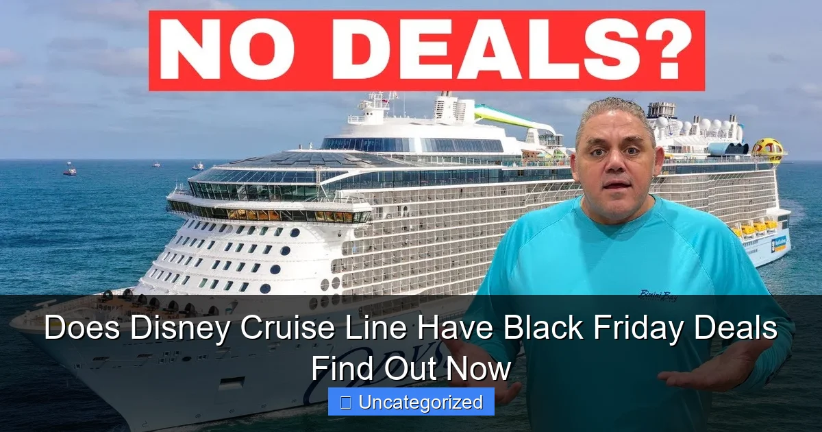 Does Disney Cruise Line Have Black Friday Deals Find Out Now
