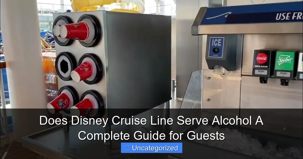 Does Disney Cruise Line Serve Alcohol A Complete Guide for Guests