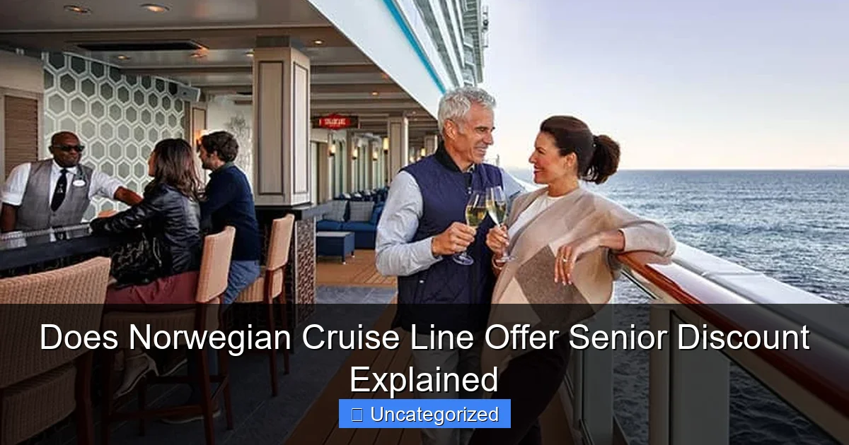 Does Norwegian Cruise Line Offer Senior Discount Explained