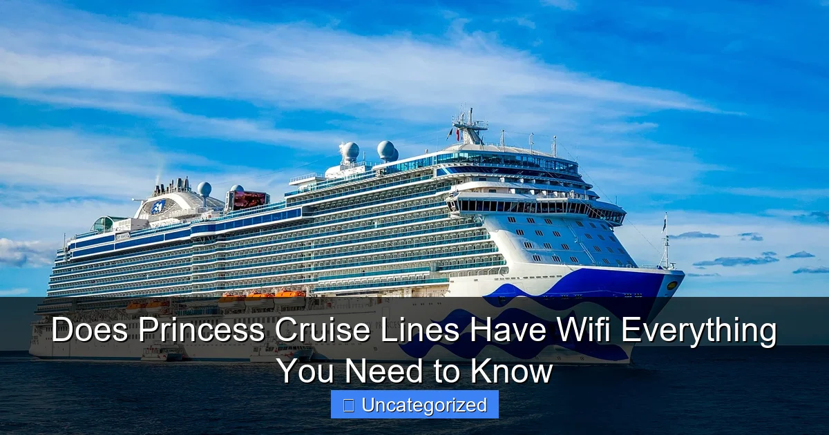 Does Princess Cruise Lines Have Wifi Everything You Need to Know