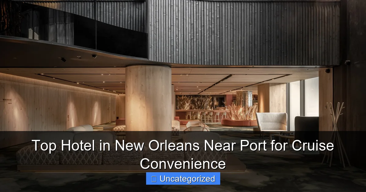 Top Hotel in New Orleans Near Port for Cruise Convenience