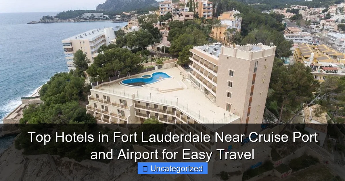 Top Hotels in Fort Lauderdale Near Cruise Port and Airport for Easy Travel