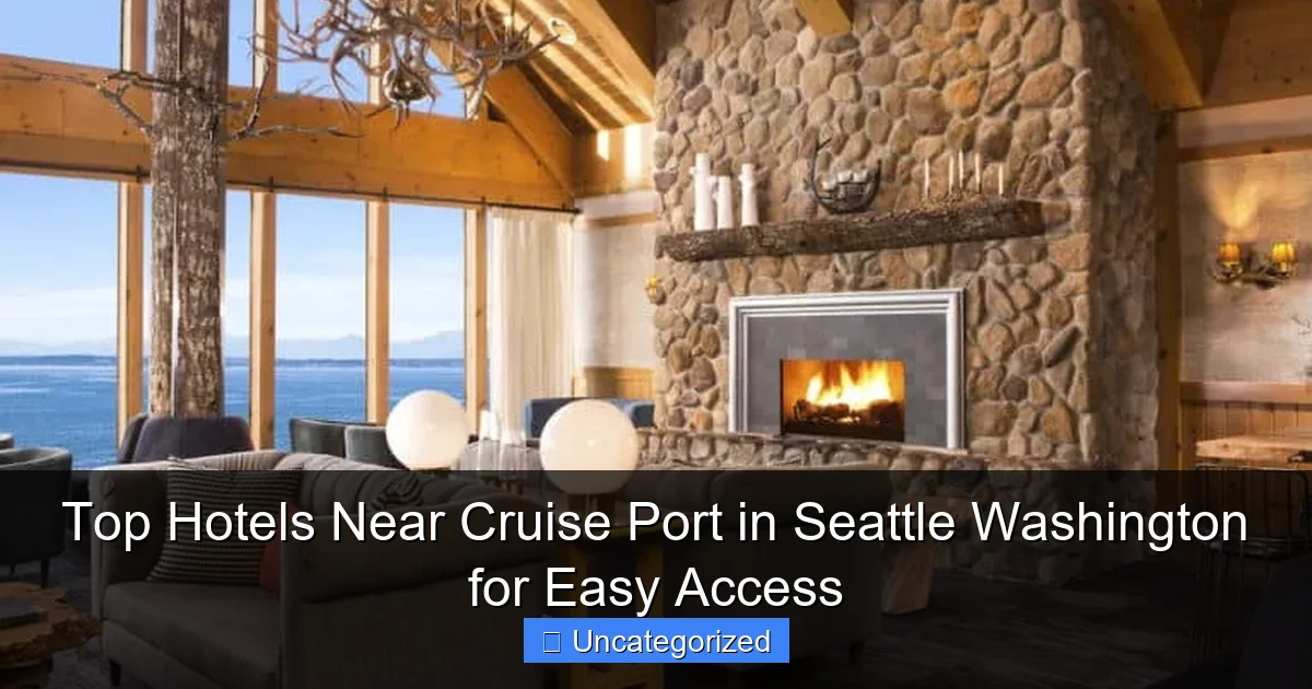 Top Hotels Near Cruise Port in Seattle Washington for Easy Access