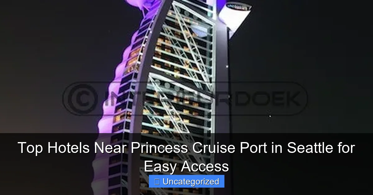 Top Hotels Near Princess Cruise Port in Seattle for Easy Access