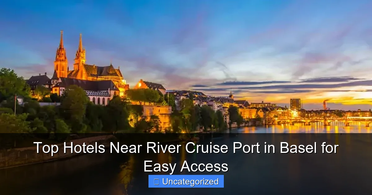 Top Hotels Near River Cruise Port in Basel for Easy Access