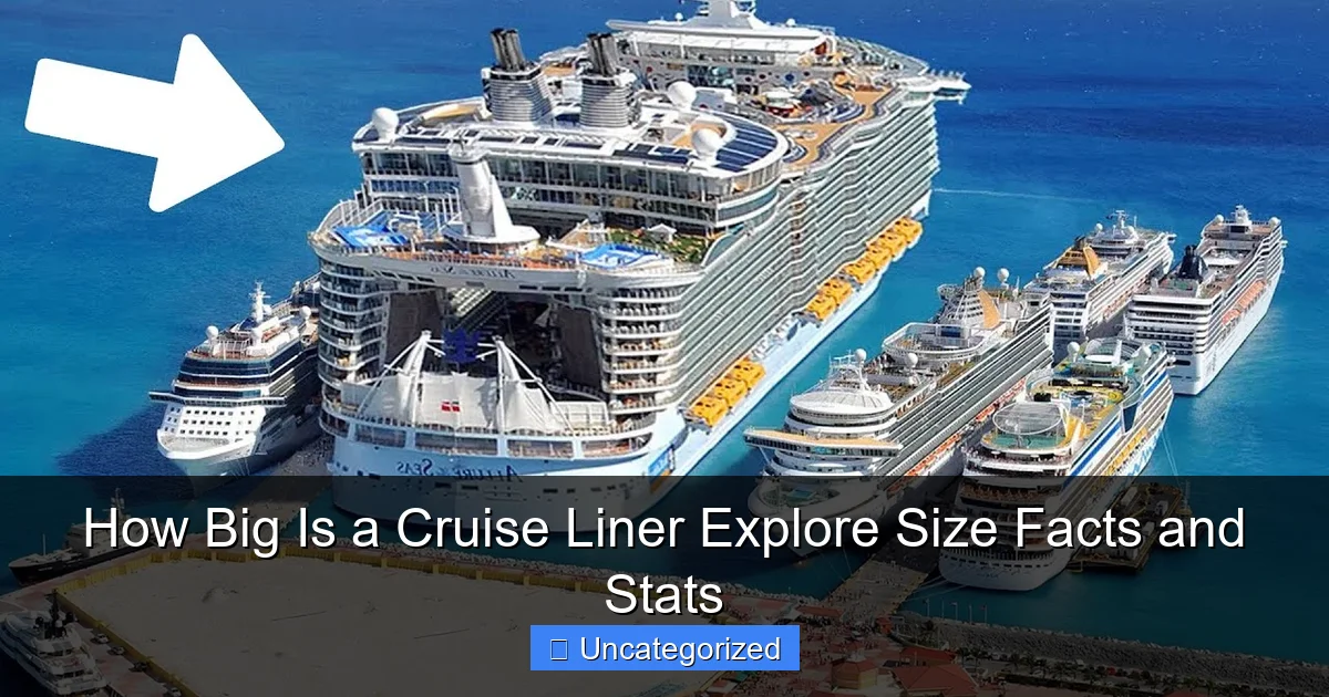 How Big Is a Cruise Liner Explore Size Facts and Stats