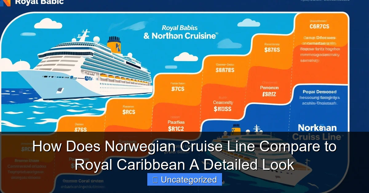 How Does Norwegian Cruise Line Compare to Royal Caribbean A Detailed Look