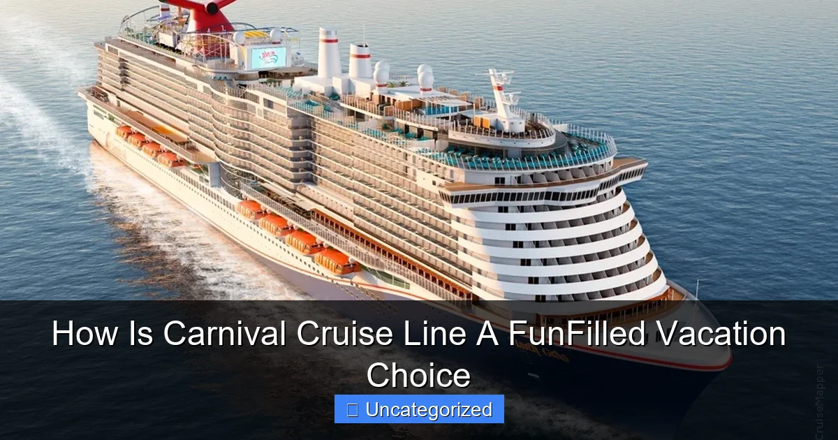 How Is Carnival Cruise Line A FunFilled Vacation Choice