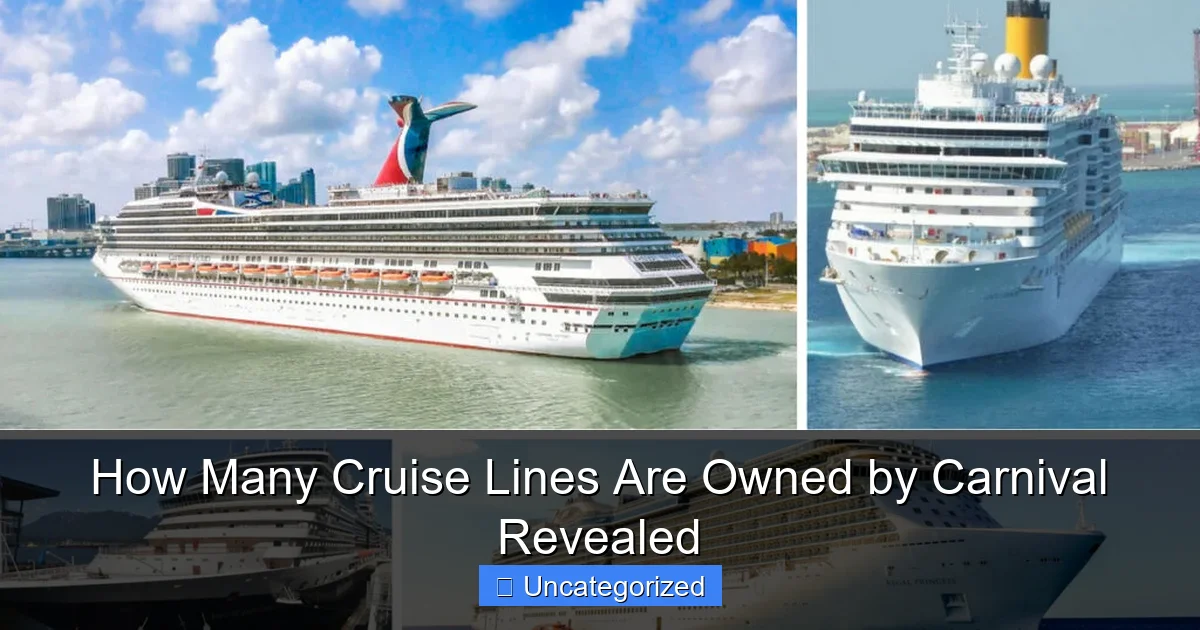 How Many Cruise Lines Are Owned by Carnival Revealed