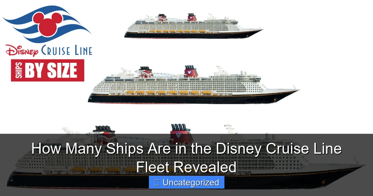 How Many Ships Are in the Disney Cruise Line Fleet Revealed