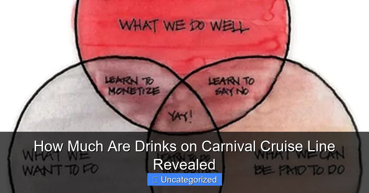 How Much Are Drinks on Carnival Cruise Line Revealed