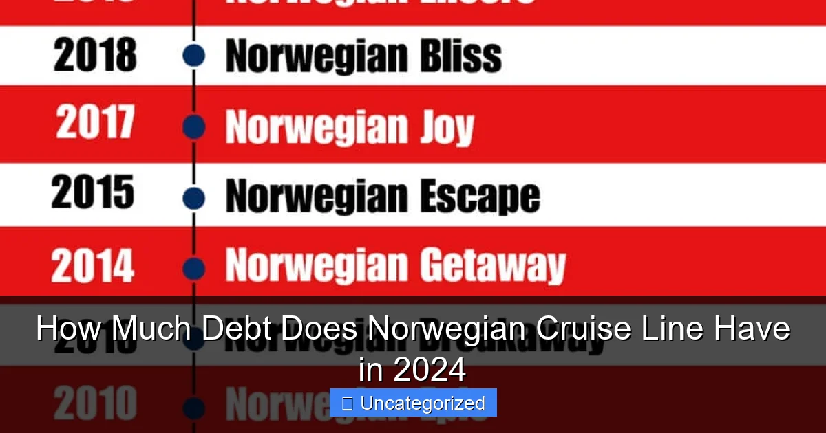 How Much Debt Does Norwegian Cruise Line Have in 2024