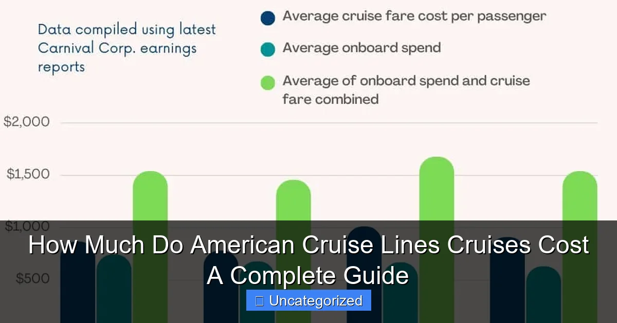 How Much Do American Cruise Lines Cruises Cost A Complete Guide
