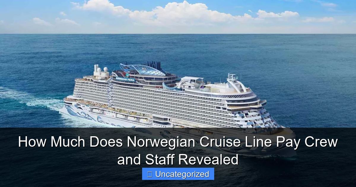 How Much Does Norwegian Cruise Line Pay Crew and Staff Revealed