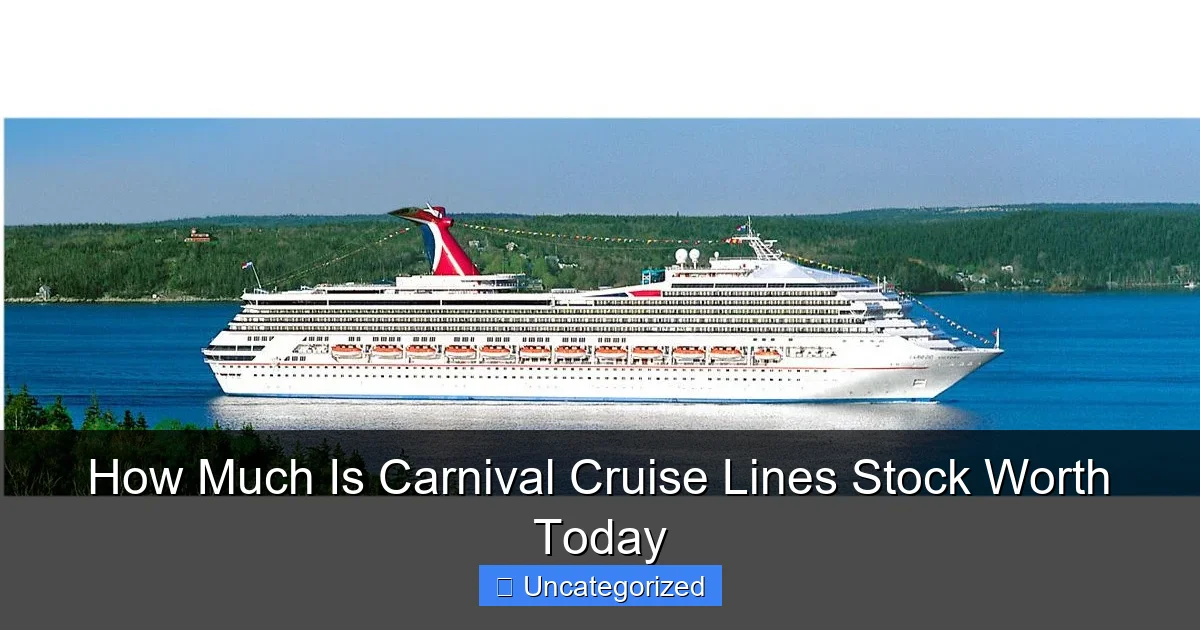 How Much Is Carnival Cruise Lines Stock Worth Today