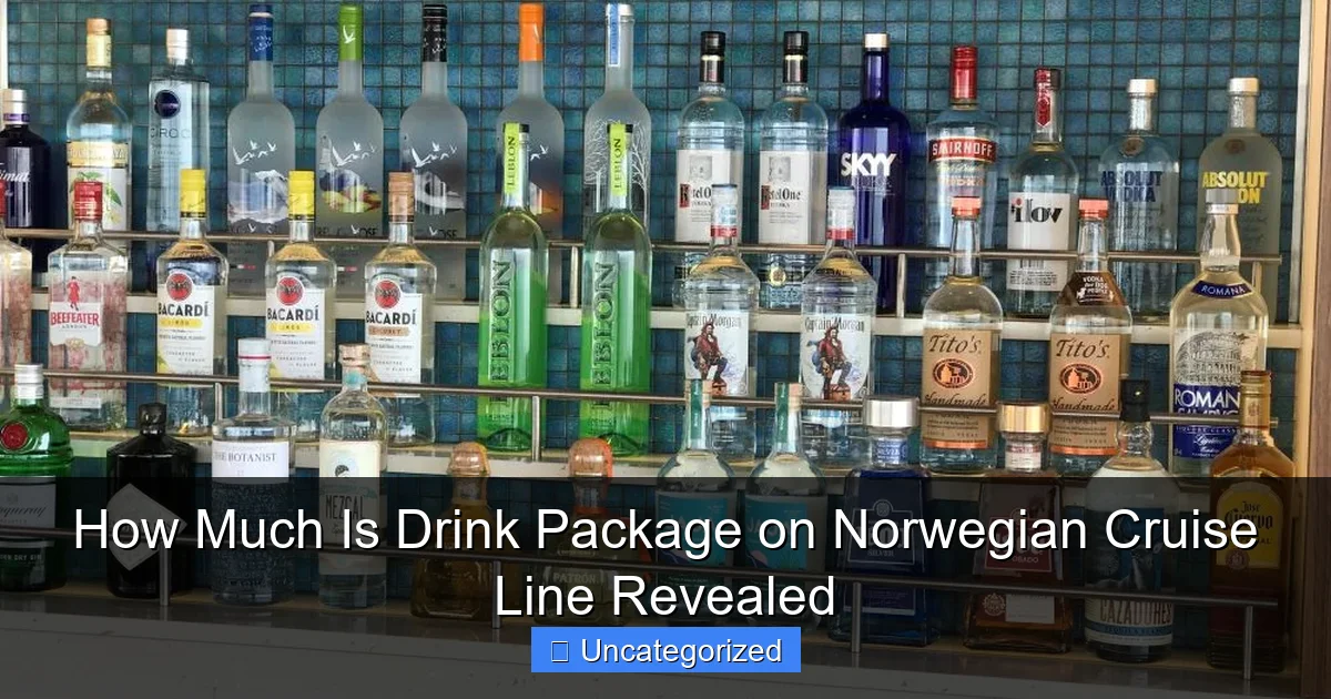 How Much Is Drink Package on Norwegian Cruise Line Revealed