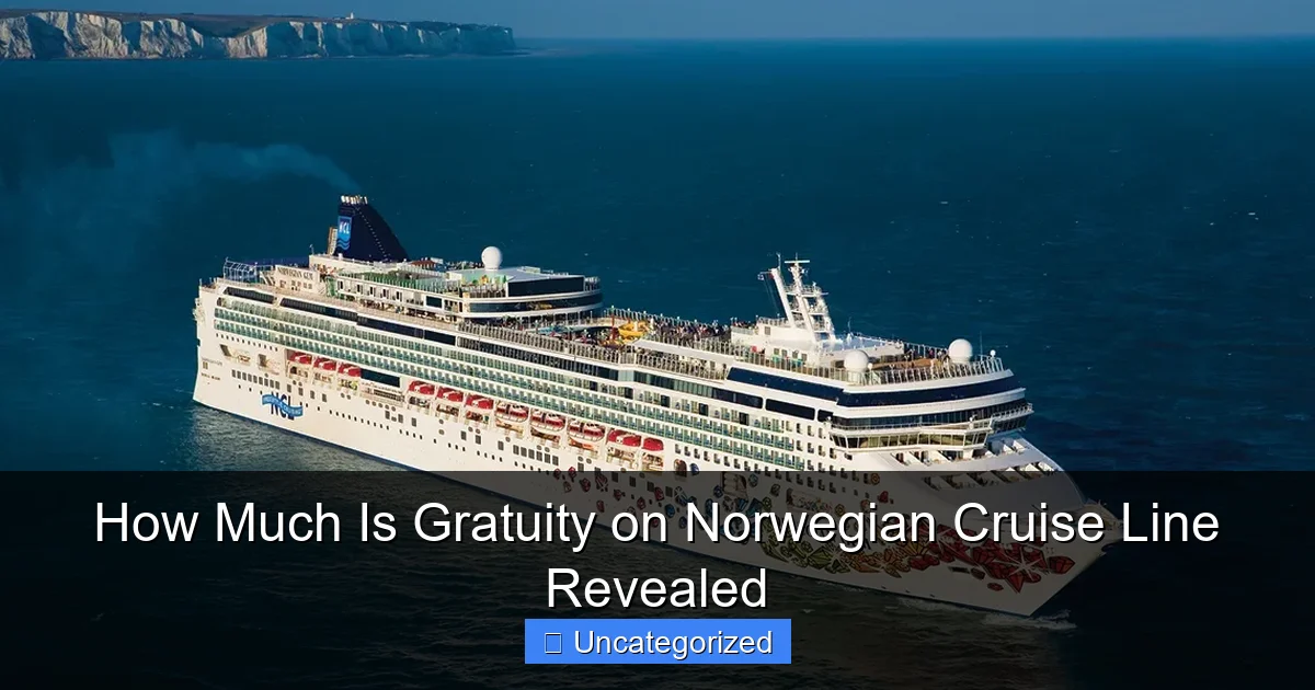 How Much Is Gratuity on Norwegian Cruise Line Revealed