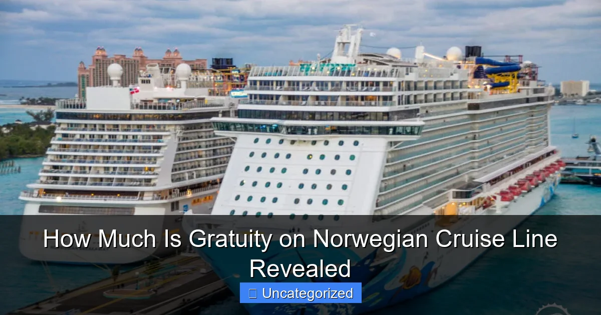 How Much Is Gratuity on Norwegian Cruise Line Revealed