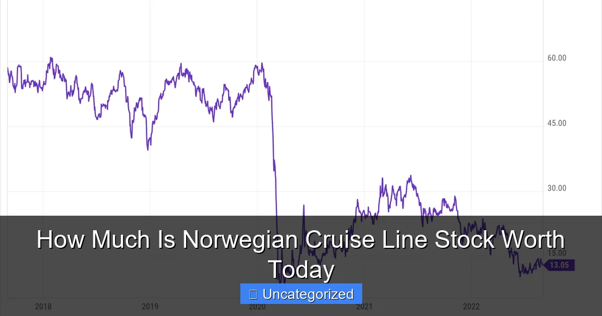 How Much Is Norwegian Cruise Line Stock Worth Today