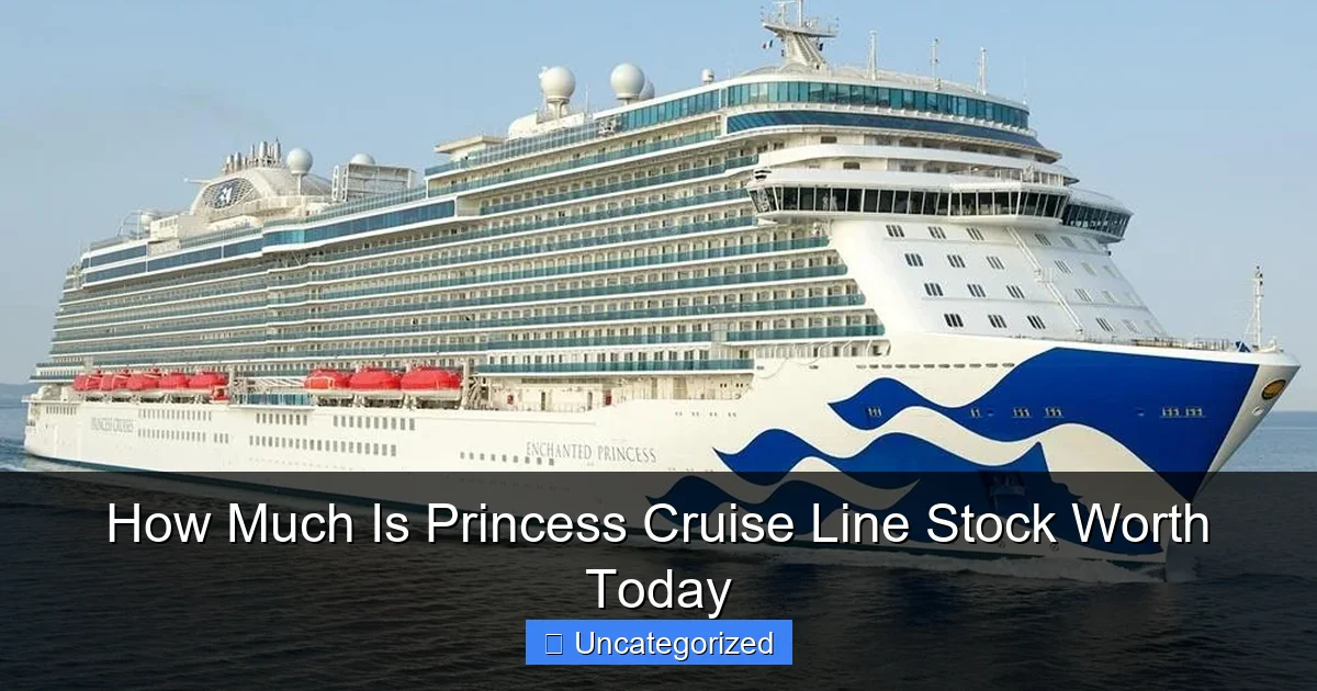 How Much Is Princess Cruise Line Stock Worth Today