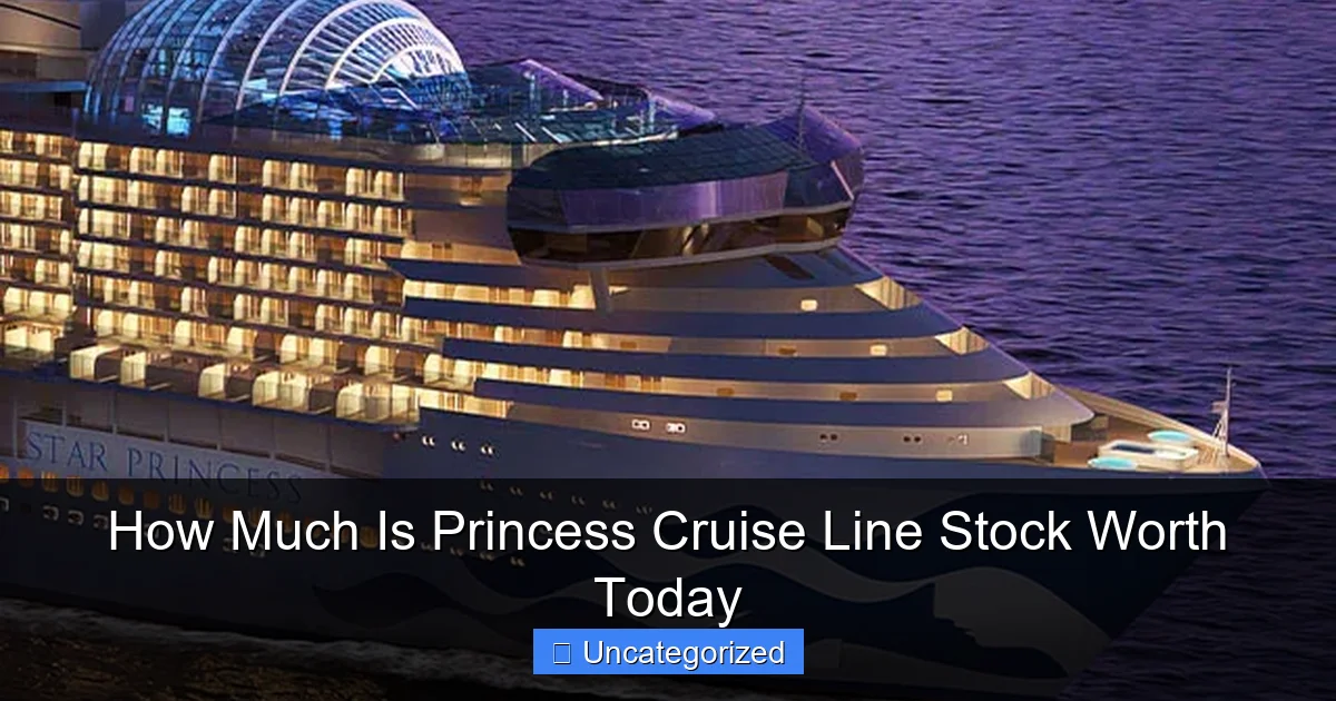 How Much Is Princess Cruise Line Stock Worth Today