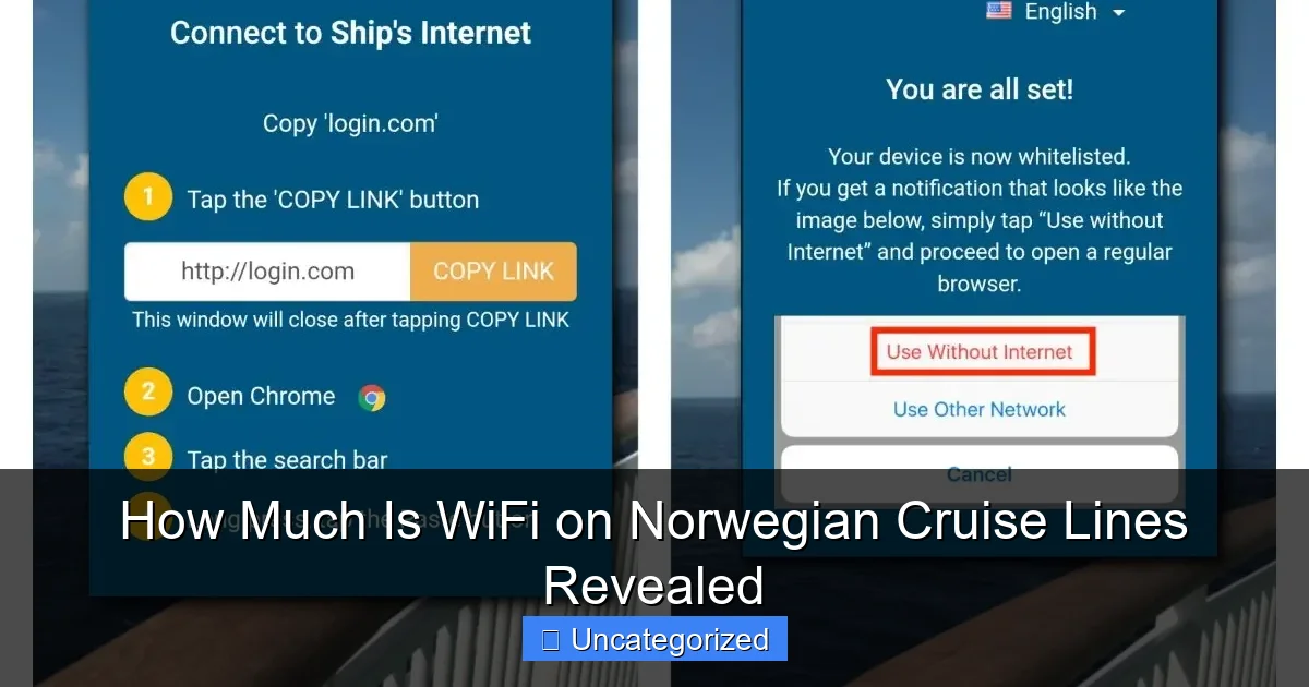 How Much Is WiFi on Norwegian Cruise Lines Revealed