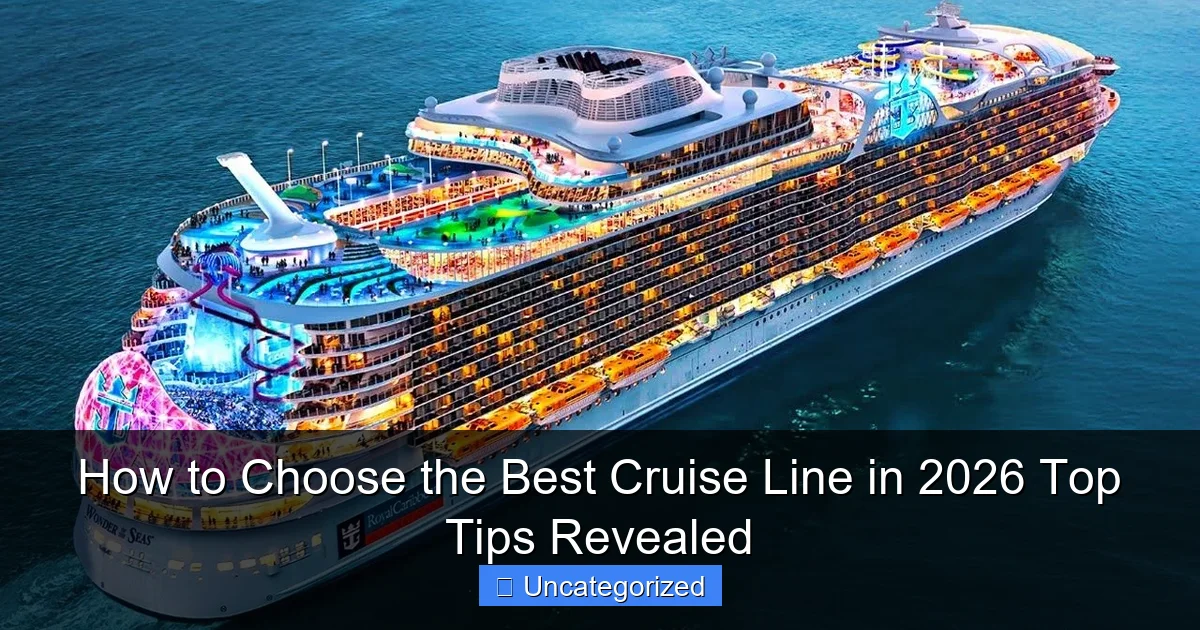 How to Choose the Best Cruise Line in 2026 Top Tips Revealed