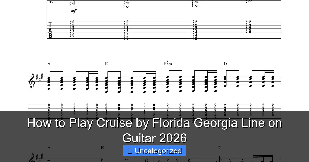 How to Play Cruise by Florida Georgia Line on Guitar 2026