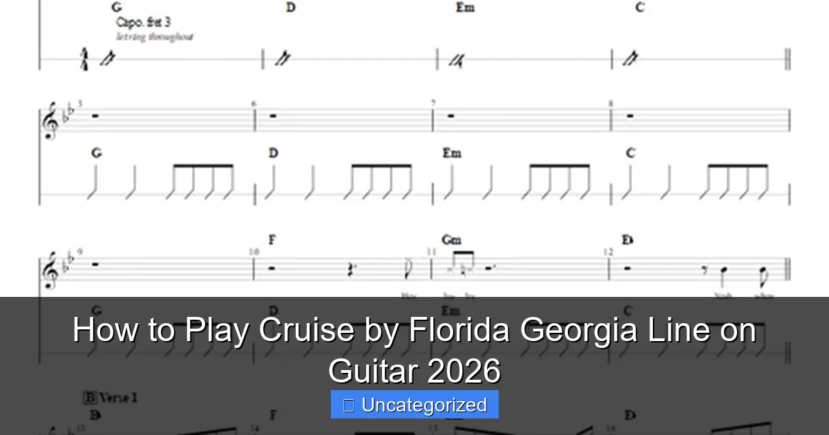 How to Play Cruise by Florida Georgia Line on Guitar 2026
