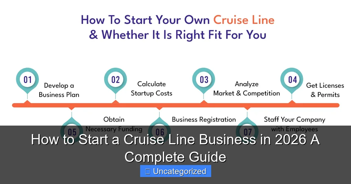 How to Start a Cruise Line Business in 2026 A Complete Guide